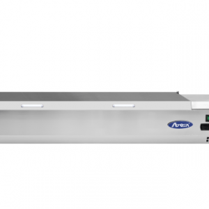 Vitrine à ingrédients réfrigérée 9 bacs GN 1/3 - couvercle inox ATOSA