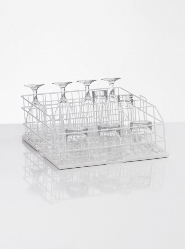 Panier à verres rilsanisés 5 rangées avec rehausse taille L WINTERHALTER