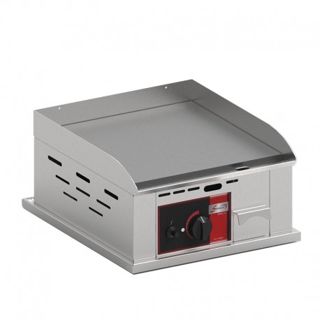 Plaque à snacker 1 zone de chauffe gaz acier décarburé SOFRACA